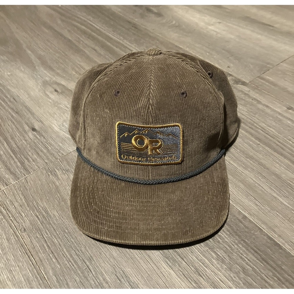 Outdoor Research Hat Corduroy SnapBack Brown One Size Rope